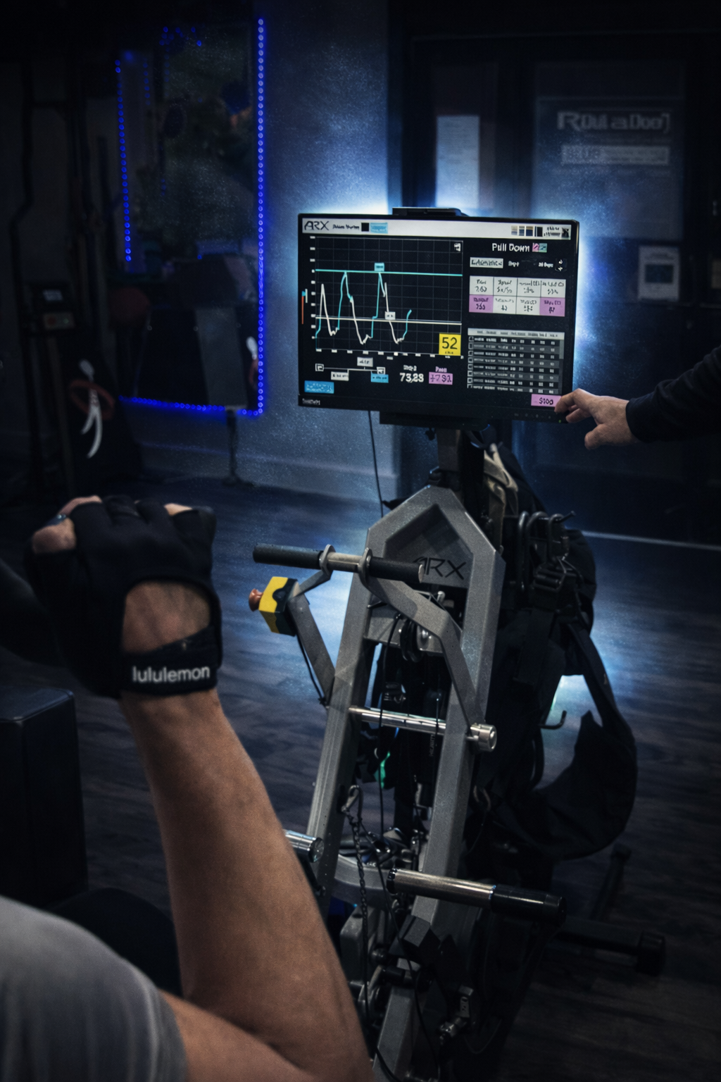 ARX Omni performance screen with glow at KalQlate Science Hendersonville TN